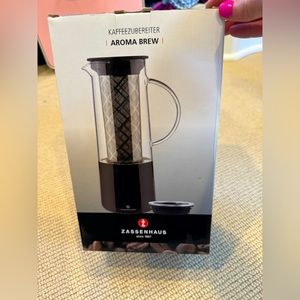 New in box: Zassenhaus - coffee maker Aroma Brew- 8 cup